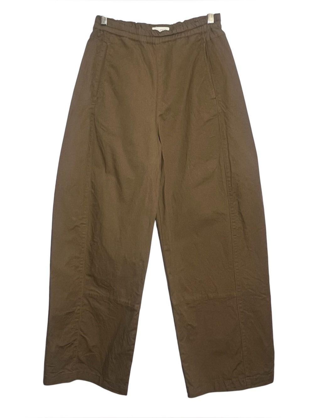 Pilcro Anthropologie Pants Womens Size Small Tall Barrel Leg Pull On Brown